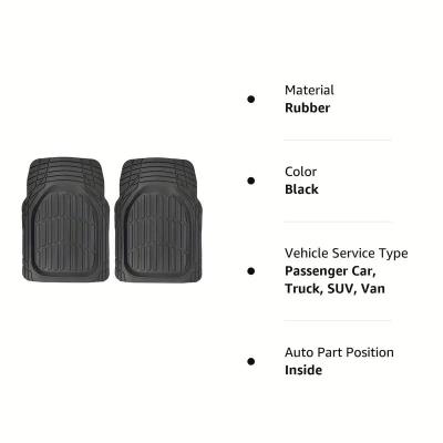 wholesale quality car pvc anti model no. slip mats set of 3 pcs